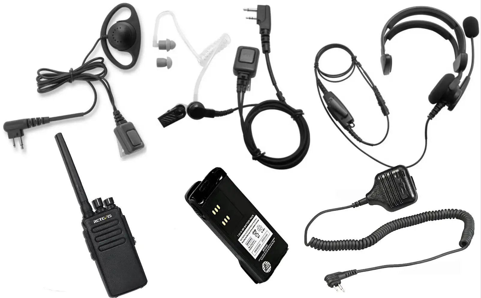 Retevis two way radio accessories