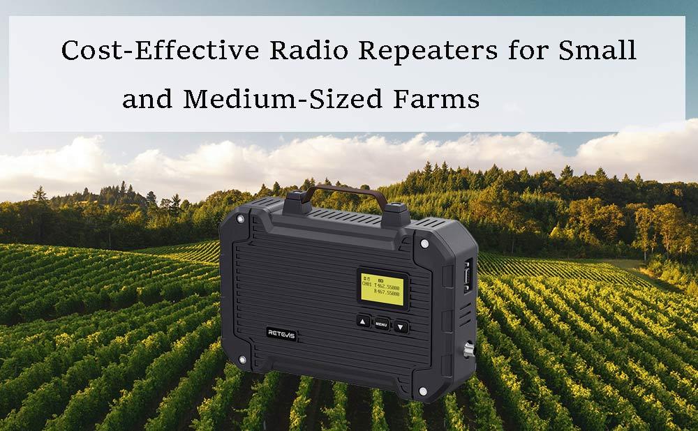 Cost-Effective Radio Repeaters for Small and Medium-Sized Farms