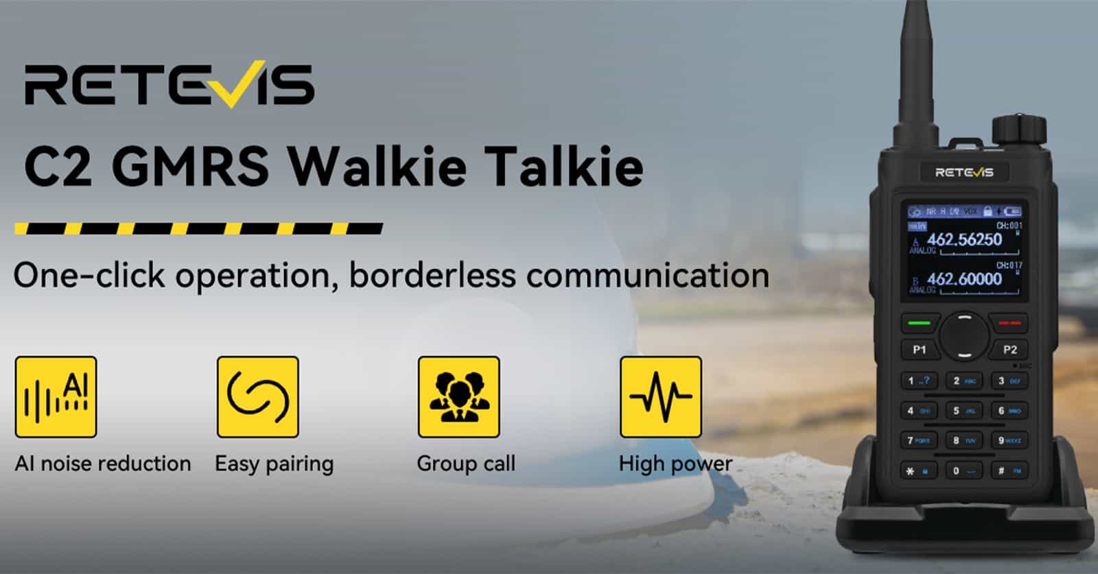 Retevis C2 GMRS Radio FAQ Series – Part 1