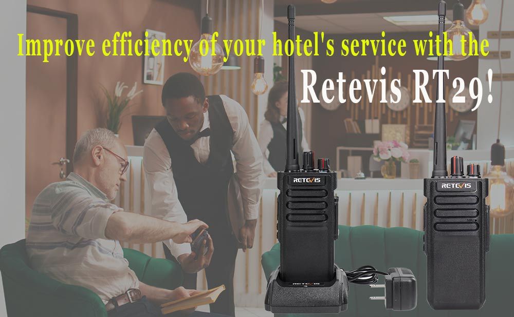 Enhance your hotel's service efficiency with the Retevis RT29!