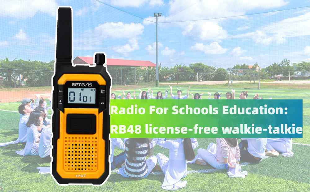 Walkie Talkies For Schools Education: RB48 license-free walkie-talkie