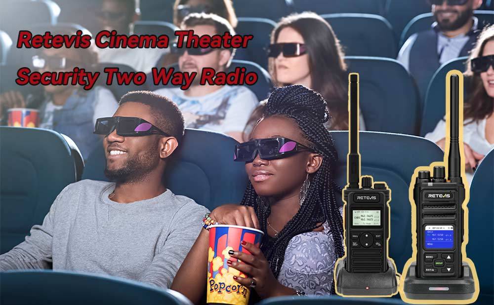What Retevis walkie-talkies are suitable for use in cinemas and theaters?