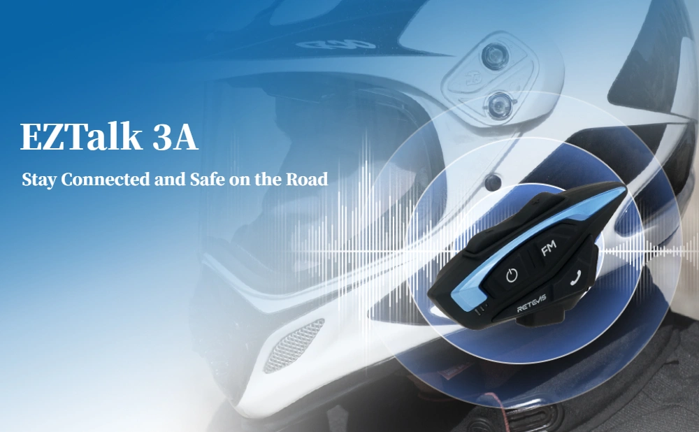 Retevis EZTalk 3A Helmet Walkie Talkie: Stay Connected and Safe on the Road! 
