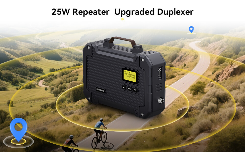 Retevis Repeater: Perfect for Large-Scale Outdoor Events