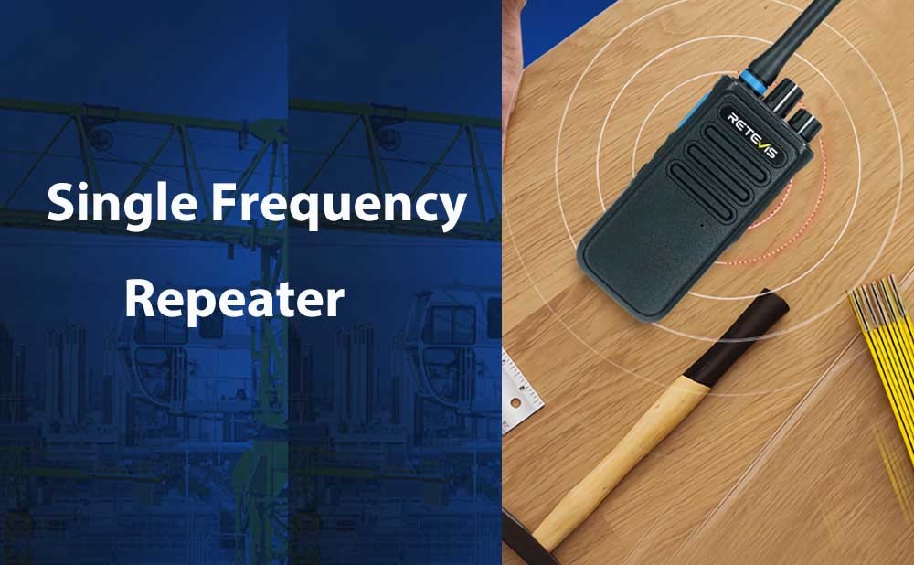 Single Frequency Repeater function on DMR radio P1