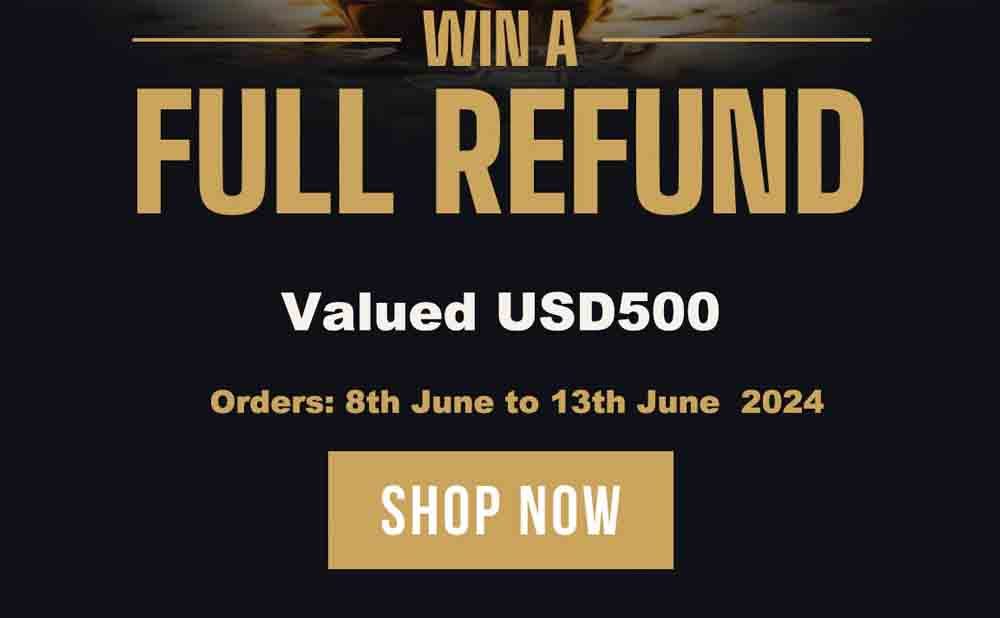 The 2024 Father's Day Free Order Giveaway, up to $500