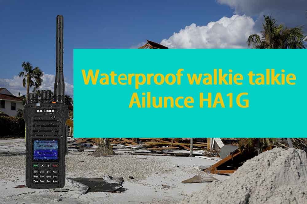Waterproof walkie-talkies are so important for Hurricane
