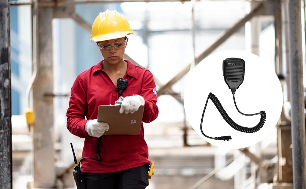 Microphone and Speaker for two way radio