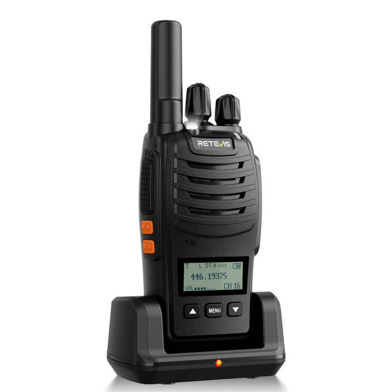 Retevis H777D PMR446 Walkie Talkie | License-Free | USB-C Charging | 1200mAh Battery | VOX | Emergency Alarm