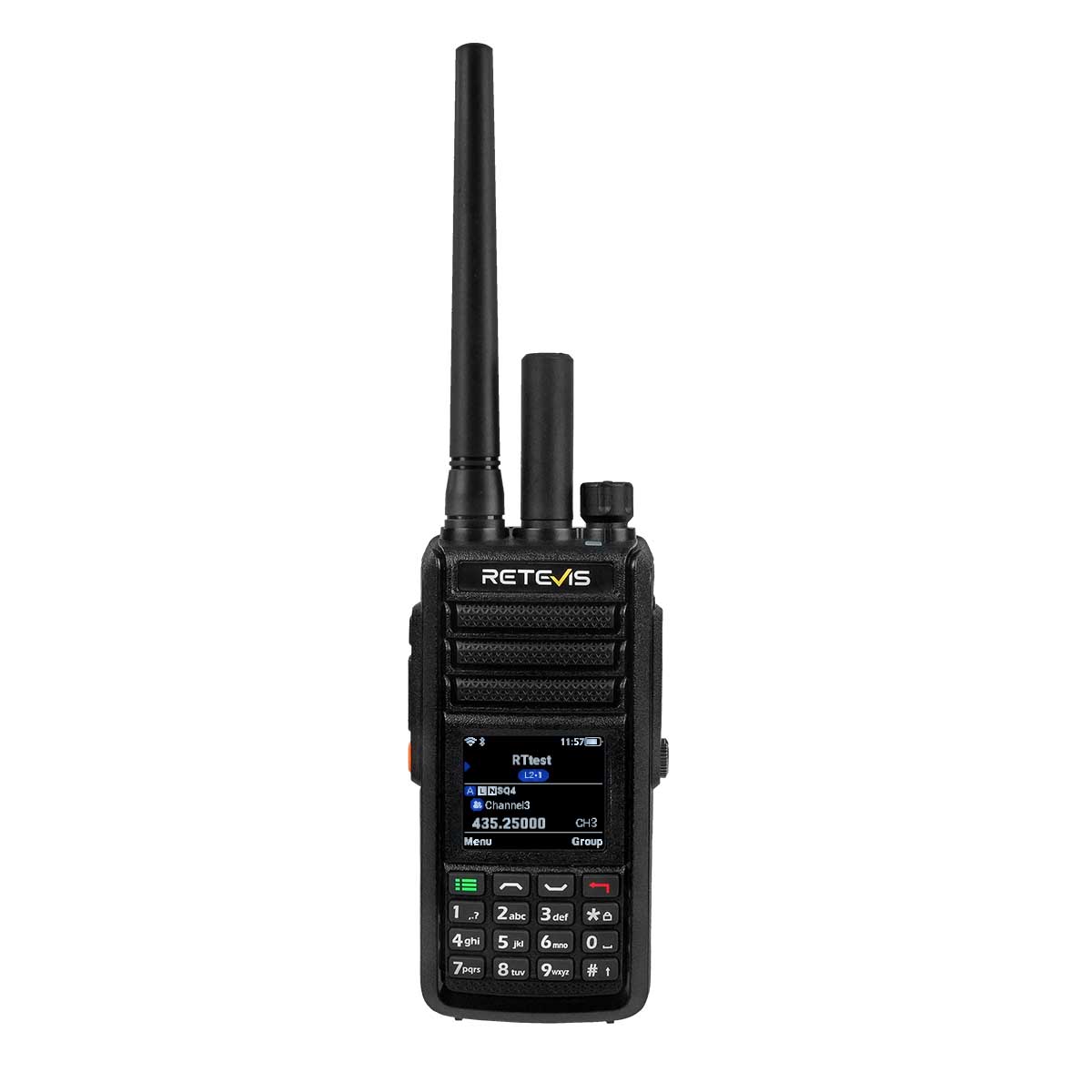 Retevis MateTalk L2 PoC Radio 4G Dual SIM Network Walkie Talkie with UHF/VHF Dual Mode