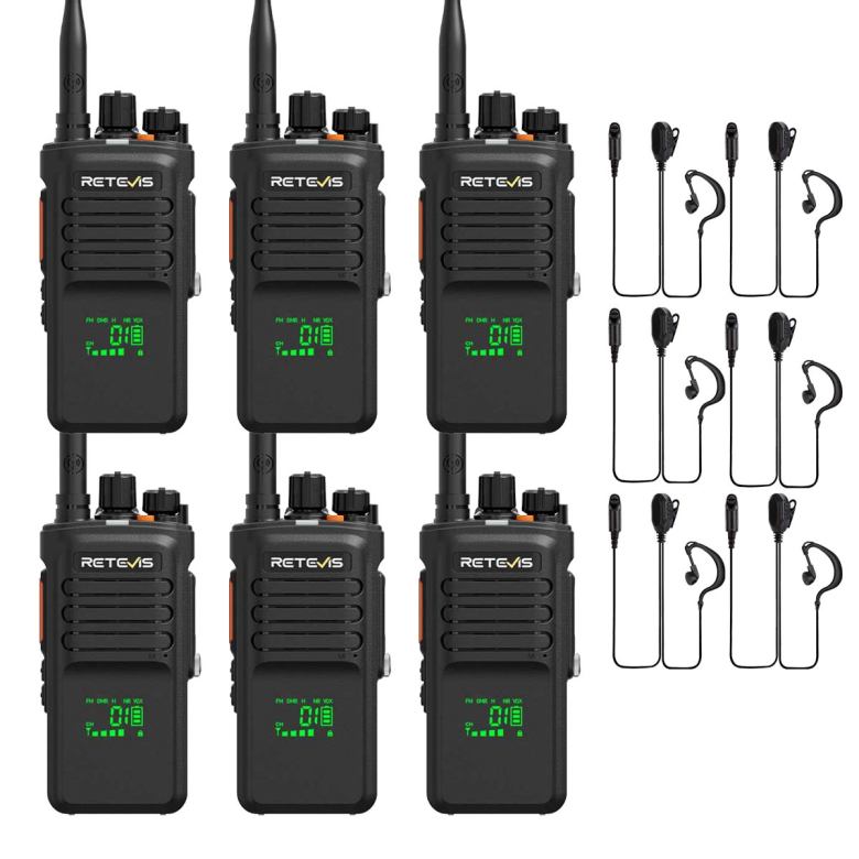 Retevis NR40 DMR Digital AES256 Two Way Radio with Noise Reduction and IP67 Waterproof