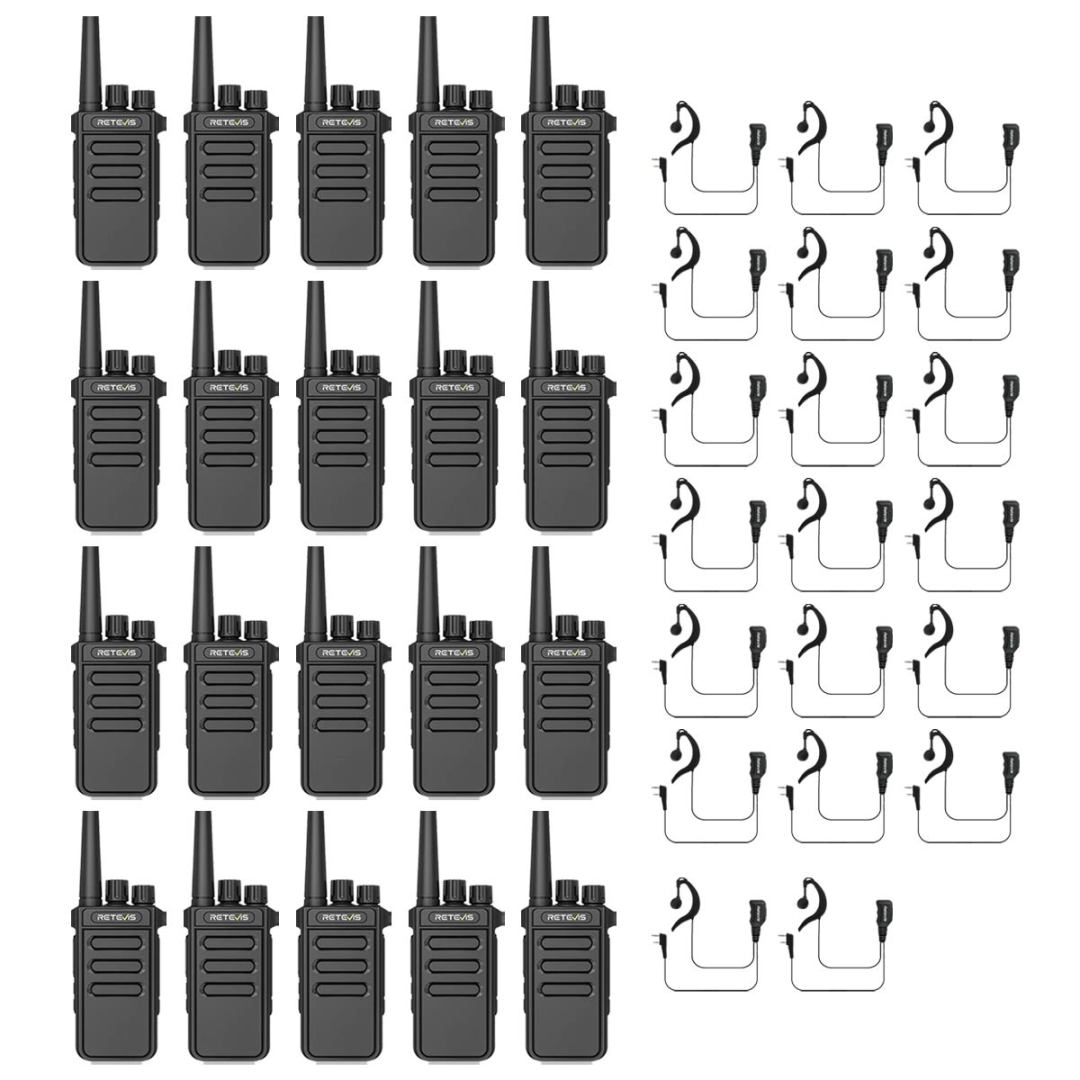 20 packs P4 two way radios with earpiece for event management 