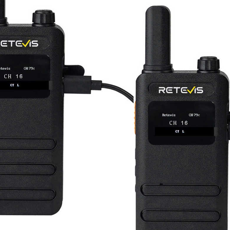 Retevis B63S PMR446 Radio | License-Free | LCD Display | Type-C Charging | Long Battery Life | VOX Hands-Free