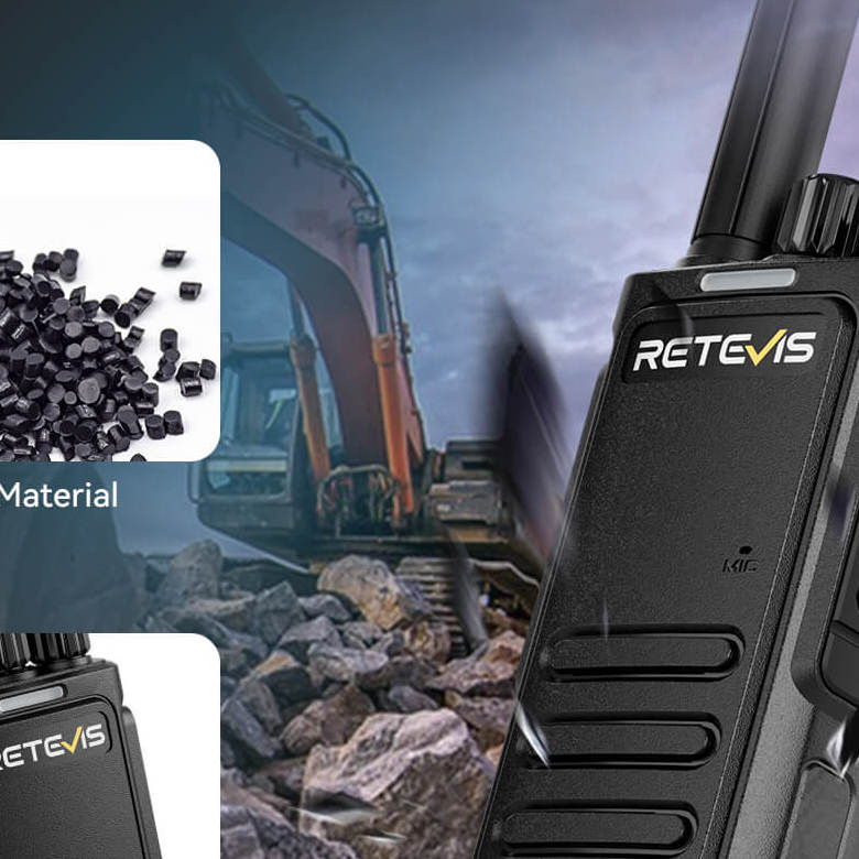 Retevis Matetalk B64 PMR446 Radio | License-Free | AI Noise Reduction | 6 Languages Prompt | Long Battery Life | Emergency Alarm