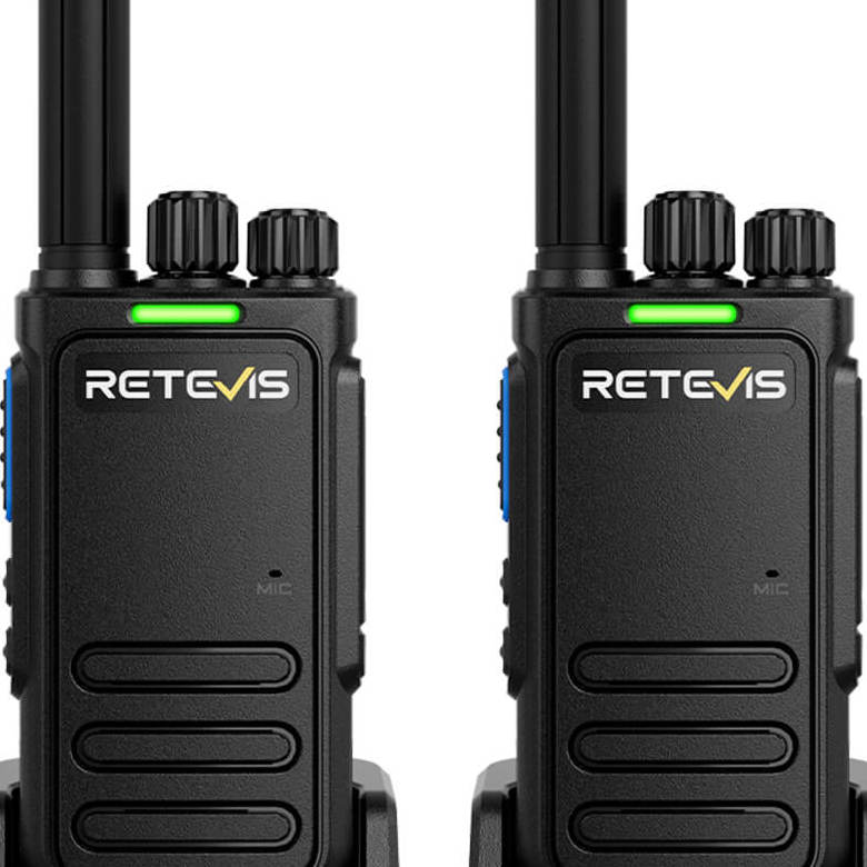 Retevis Matetalk B64 PMR446 Radio | License-Free | AI Noise Reduction | 6 Languages Prompt | Long Battery Life | Emergency Alarm