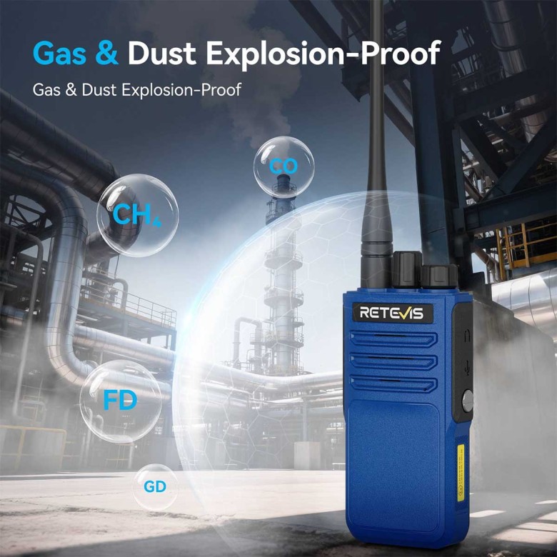MateTalk E1 Explosion-Proof Walkie Talkie with DMR and NXDN Tech