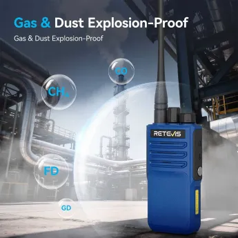 Retevis MateTalk E1 Explosion Proof Walkie Talkie with DMR and NXDN Tech