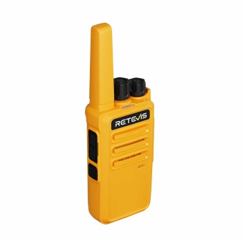 Retevis RT668 PMR446 Orange Radio | License-Free | Rugged Construction | Long Battery Life | 1.5dB Gain | Clear sound