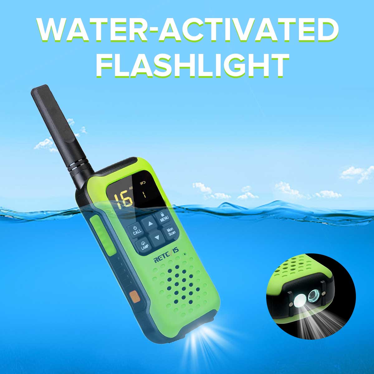 RT649P Best Waterproof Floating Two-Way Radios
