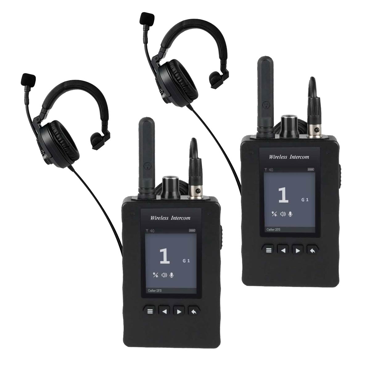 Retevis WIP1 Full-duplex Wireless Intercom Solution with All-in-one Headset