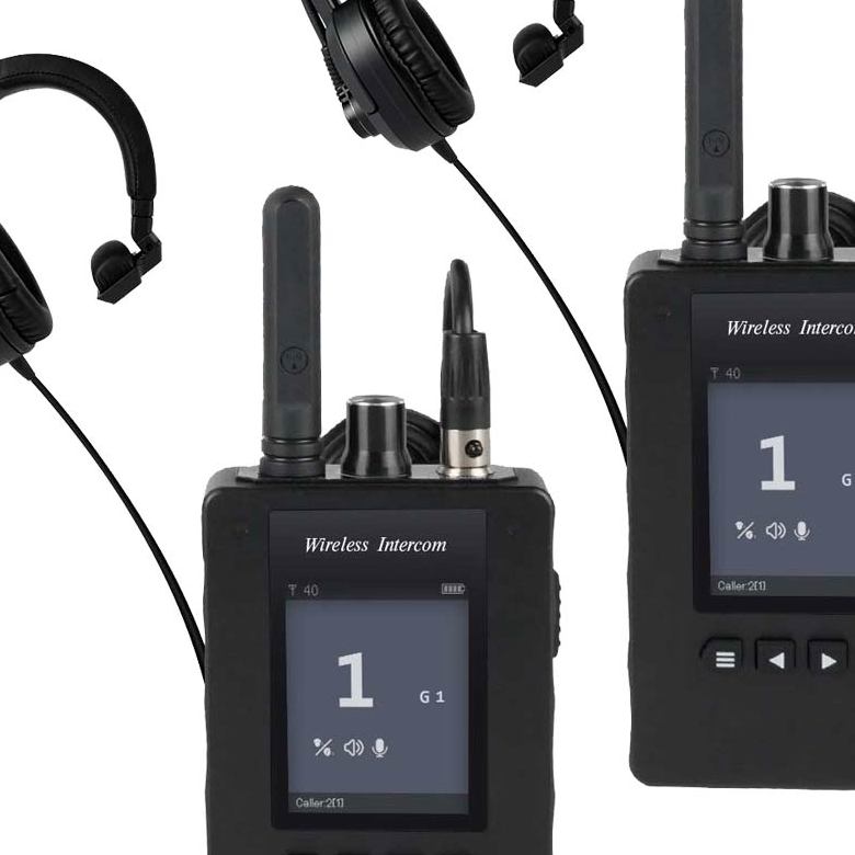 Retevis WIP1 Full-duplex Wireless Intercom Solution with All-in-one Headset