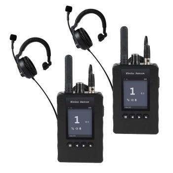 Retevis WIP1 Full-duplex Wireless Intercom Solution with All-in-one Headset