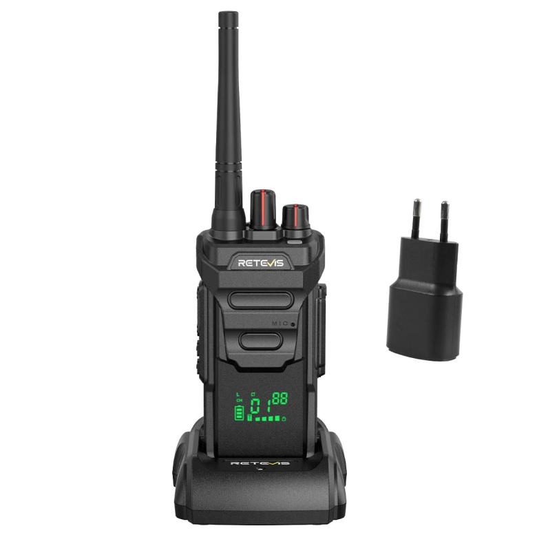 Retevis RT648H PMR446 Business Radio | License-Free | IP67 Waterproof | Long Battery Life | Rugged Construction