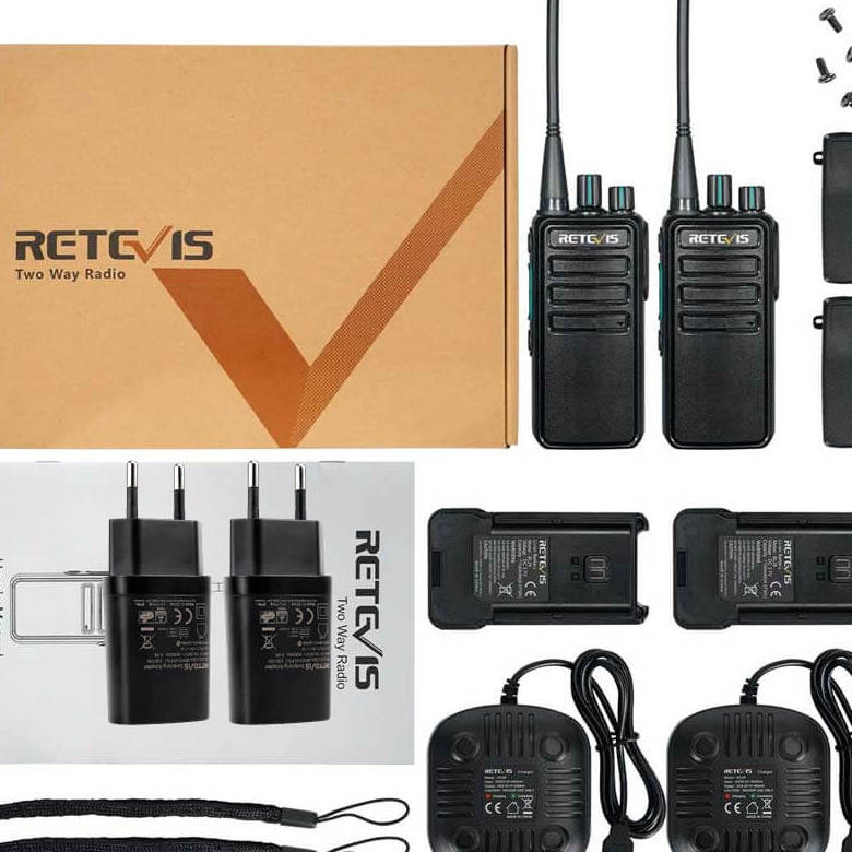 RB629 One-Key Frequency Copy License Free PMR446 Radio (2 Pack)