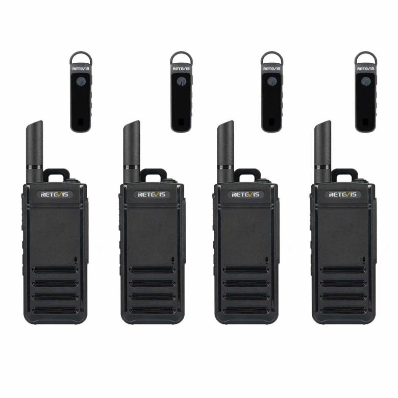 RB639P Bluetooth Walkie Talkie 18mm Ultra Slim PMR446 Radio