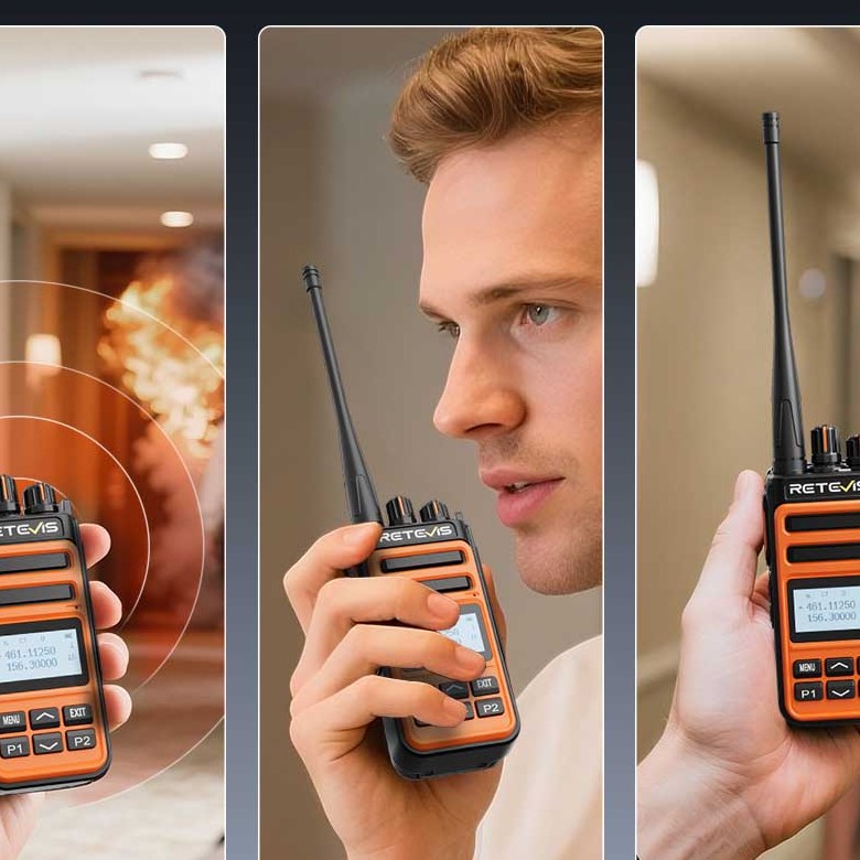 Retevis MateTalk C66B UV Dual Band Walkie Talkie with Fast Charging