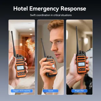 Retevis MateTalk C66B UV Dual Band Walkie Talkie with Fast Charging