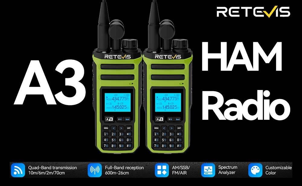 Retevis A3 Handheld Ham Radio Review: Everything You Need to Know