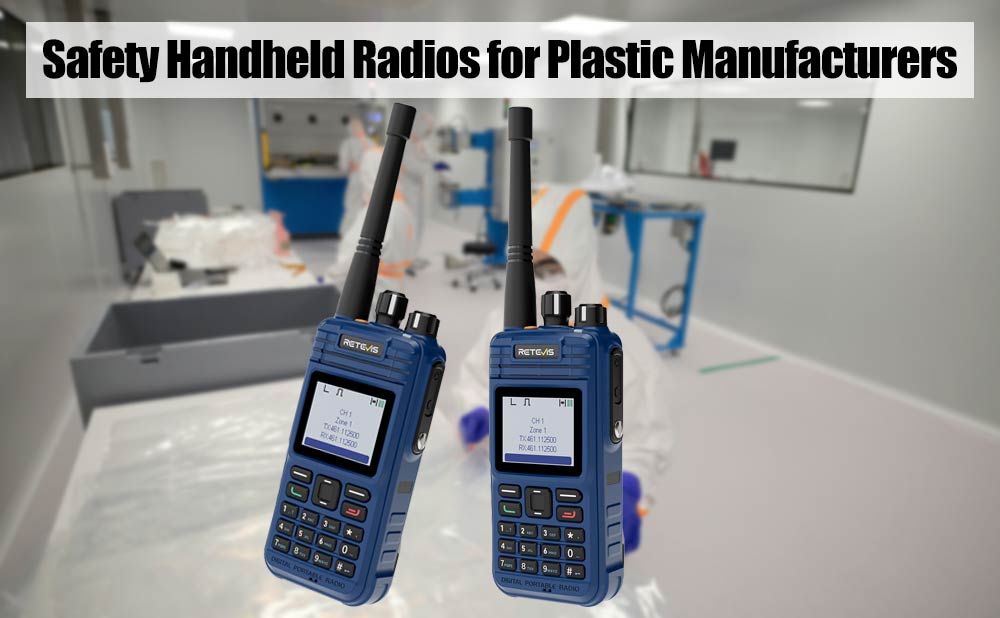 Safety Handheld Radios for Plastic Manufacturers – Retevis MateTalk E2 Collection