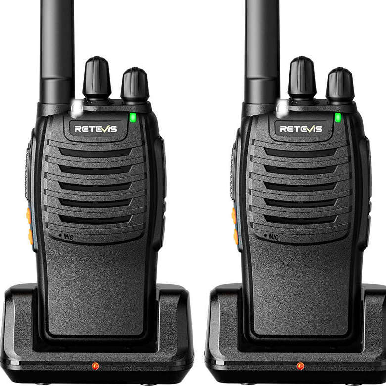 Retevis H777 FRS Radio 2 Packs | License-Free | USB-C Charging | 1000mAh Battery | VOX | Emergency Alarm