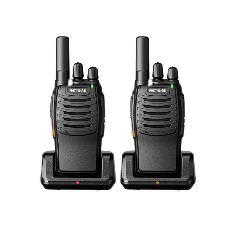 Retevis H777 FRS Radio 2 Packs | License-Free | USB-C Charging | 1000mAh Battery | VOX | Emergency Alarm