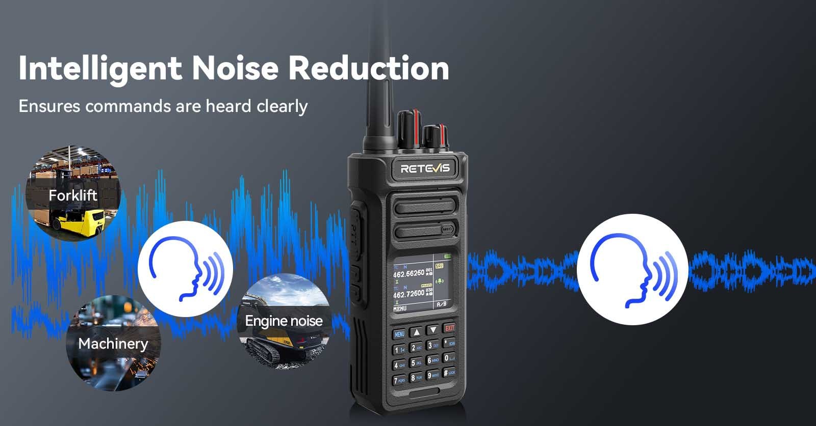 Retevis RT29S noise reduction radio