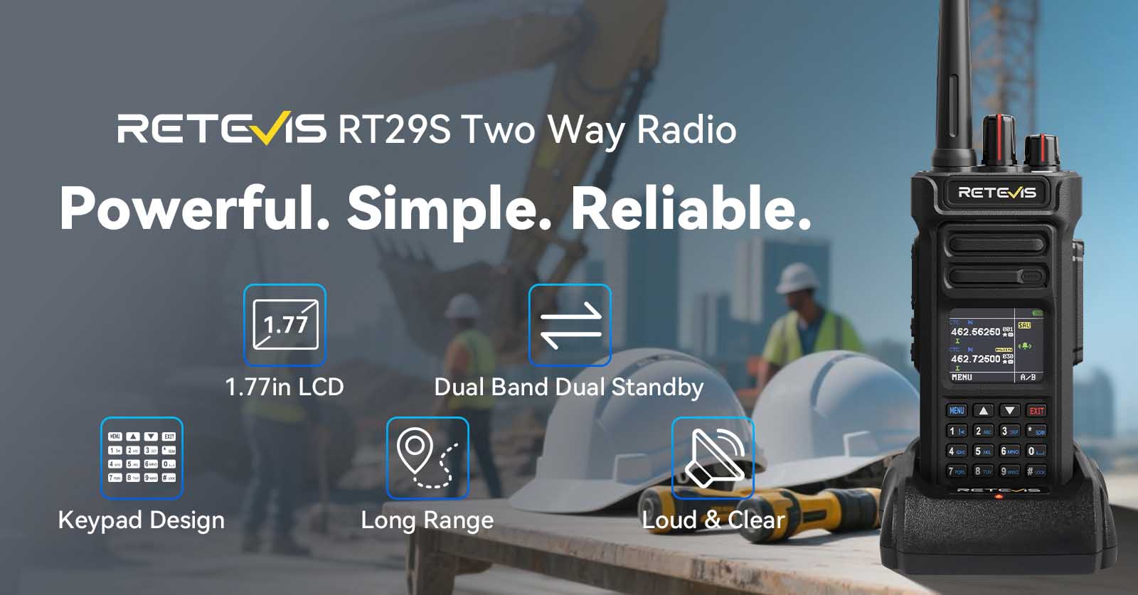 Retevis RT29s long range two way radio