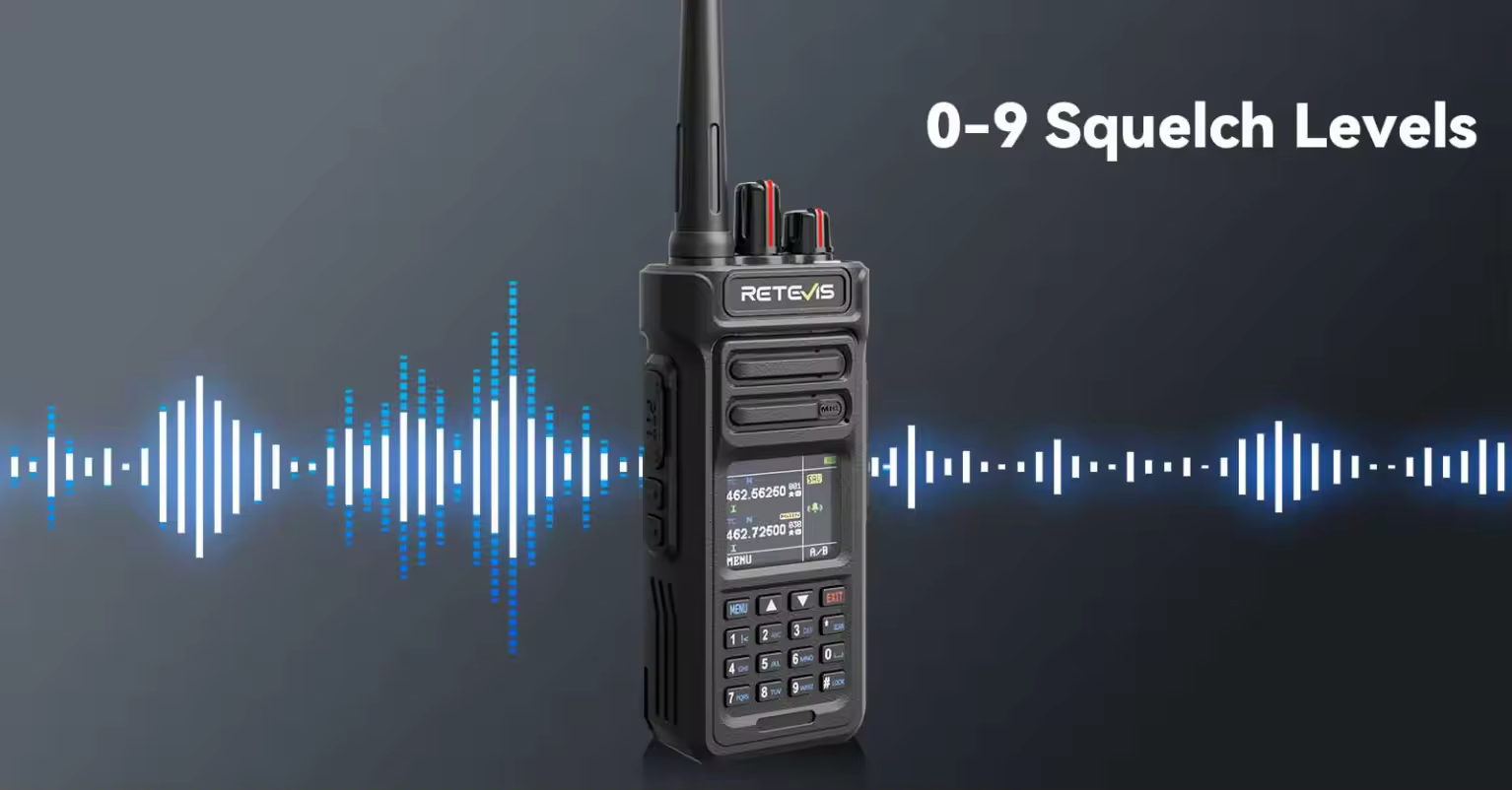 Retevis RT29S 0-9 squelch control