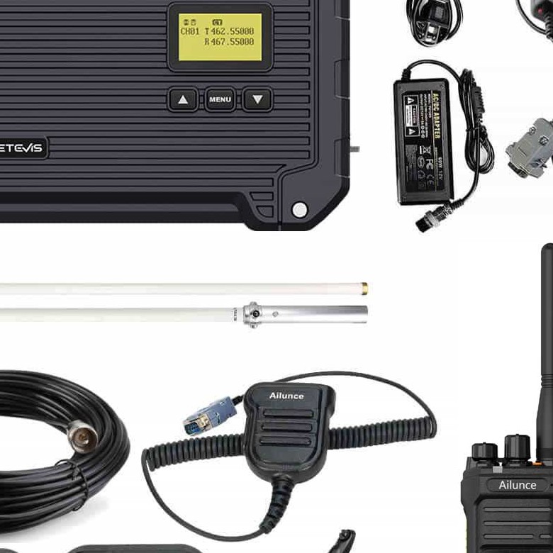 Retevis RT97L GMRS Portable Repeater and Ailunce HA1G Handheld Radio Bundle