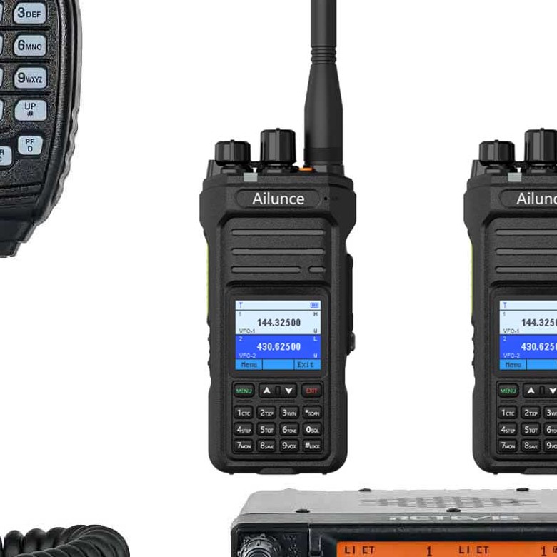 Retevis RA87 40W Mobile GMRS Radio with 2Pack Ailunce HA1G Handheld GMRS radio Bundle sale