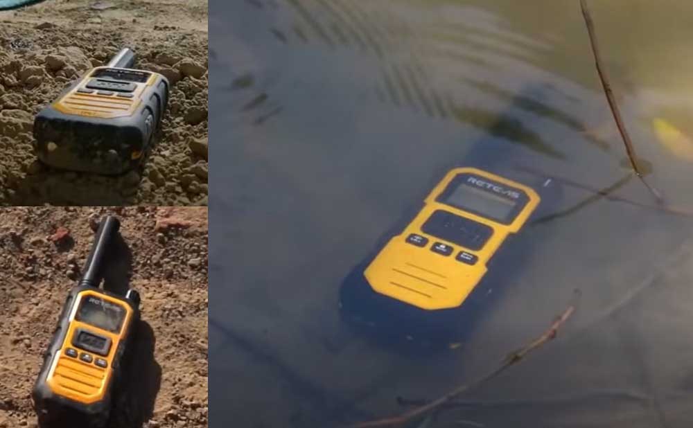 RB48 Plus is dustproof and waterproof, making it ideal for construction sites