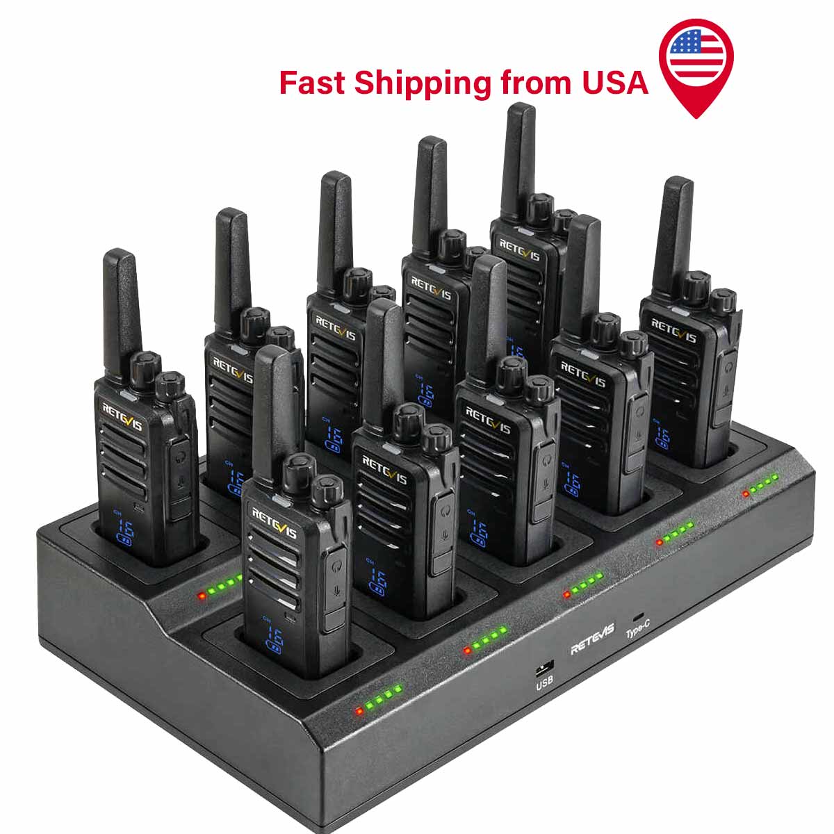 Retevis RT68H Hidden Display Handheld Radio Wholesale