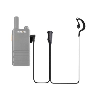 EEY002 3.5mm 1 Pin Earhook Earpiece for Walkie Talkie RT622P/B63