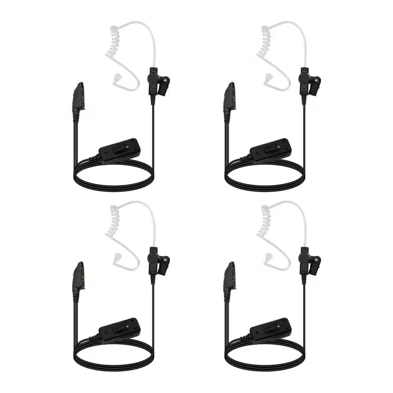 Retevis Noise-Canceling 2-Wire Motorola GP328Plus Covert Acoustic Tube Earpiece for HA1G HA1UV HA2 HD2