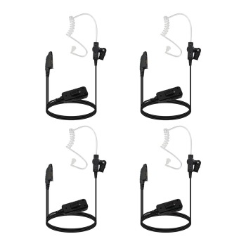 Retevis Noise-Canceling 2-Wire Motorola GP328Plus Covert Acoustic Tube Earpiece for HA1G HA1UV HA2 HD2