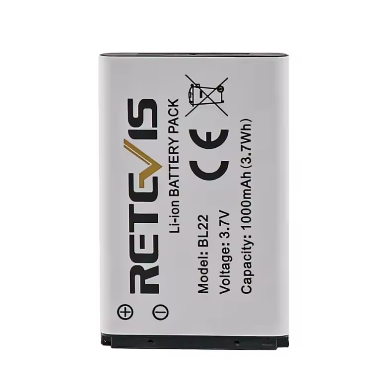 1000mAh 3.7V Rechargeable Li-ion Battery for RT22 RT622