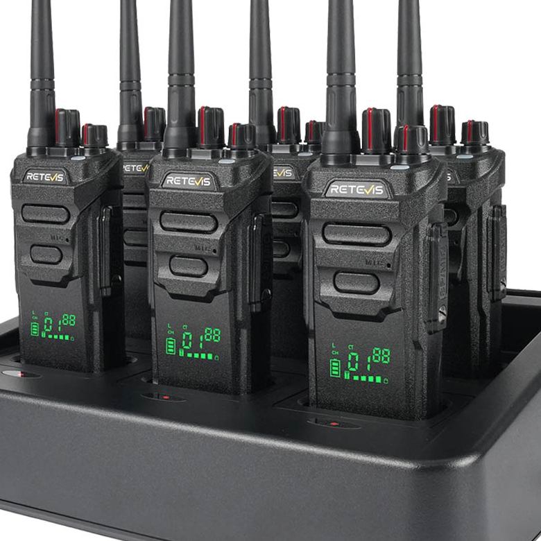 Retevis RT48H FRS Business Radio | License-Free | IP67 Waterproof | 1500mAh Battery | Built-in Display | Rugged Construction
