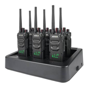 Retevis RT48H FRS Business Radio | License-Free | IP67 Waterproof | 1500mAh Battery | Built-in Display | Rugged Construction