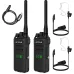 Retevis NR30D DMR Digital Two Way Radio with Noise Cancelling Radio Headset Bundle (10 Pack)