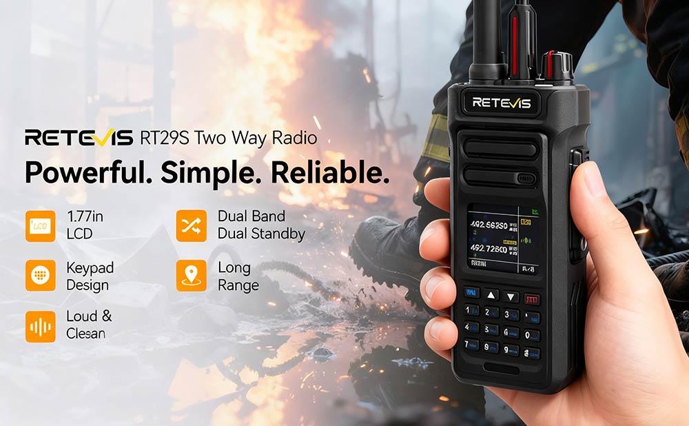 Retevis RT29S: A 10W Powerful and Reliable Long-Range Two-Way Radio